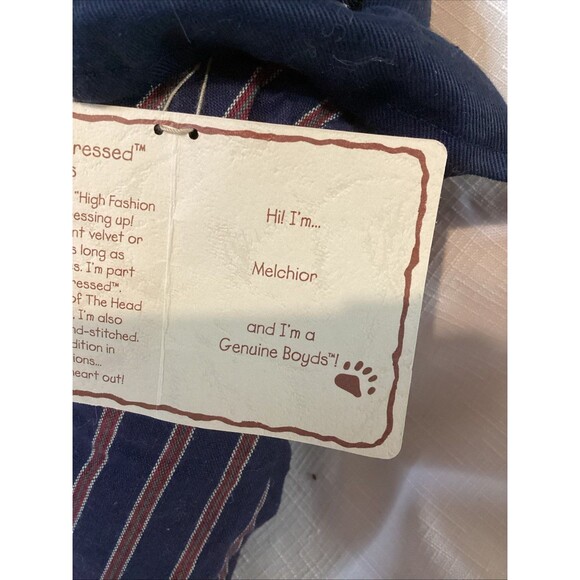 Boyds Bears Plush Nativity 567987-2 Melchoir Bear Wiseman Christmas Nativity 8" - Picture 7 of 13